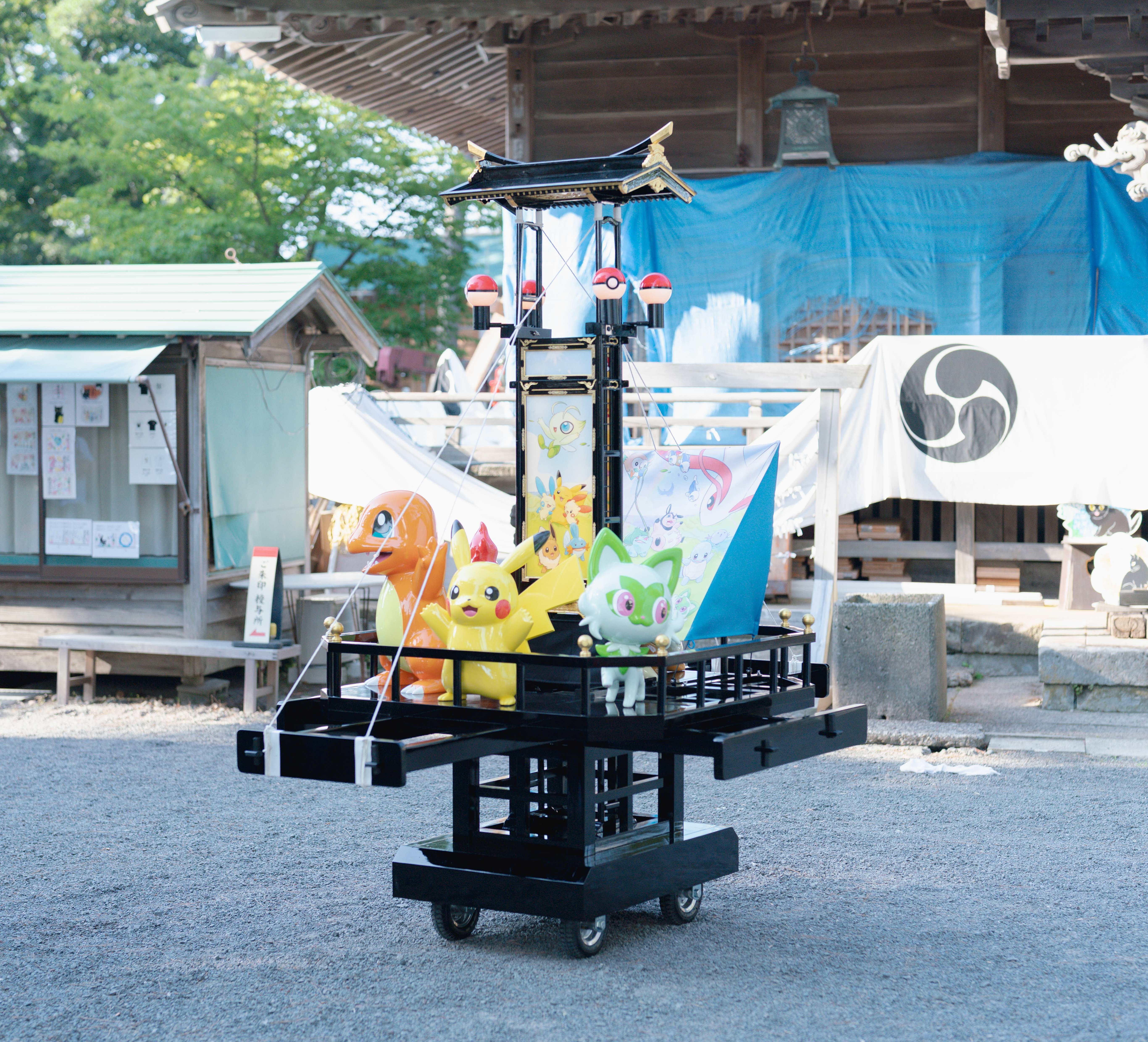 ポケモンこどもキリコ】キリコ祭り・輪島大祭にて初運行いただきました