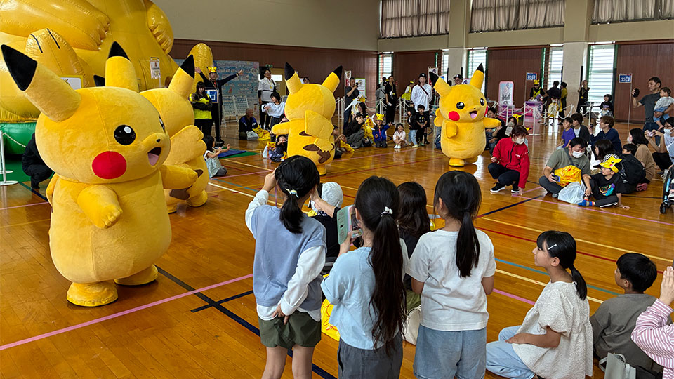 10月18日（土）「ポケモンわくわくひろば in あなみず」を開催しました