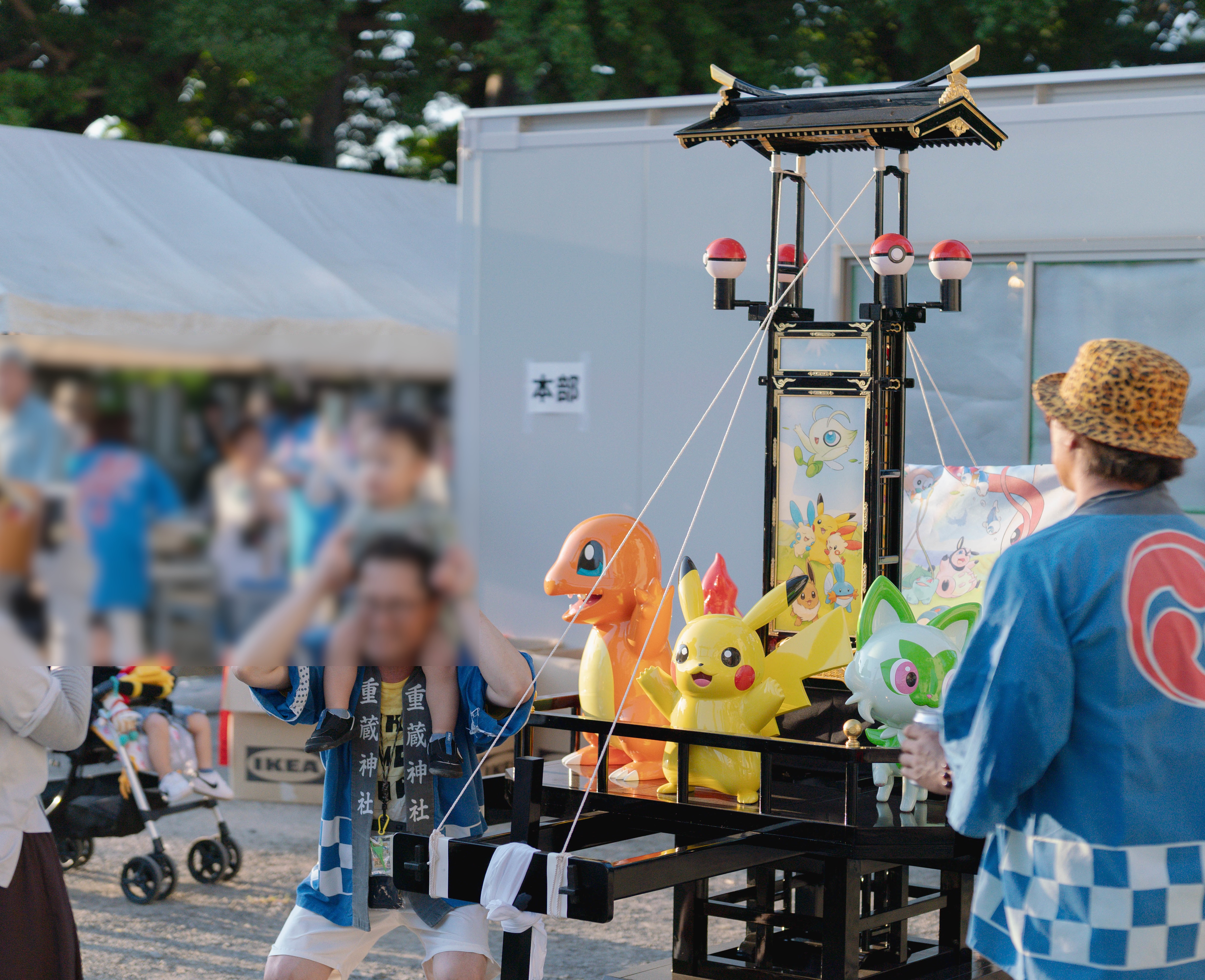 ポケモンこどもキリコ】キリコ祭り・輪島大祭にて初運行いただきました