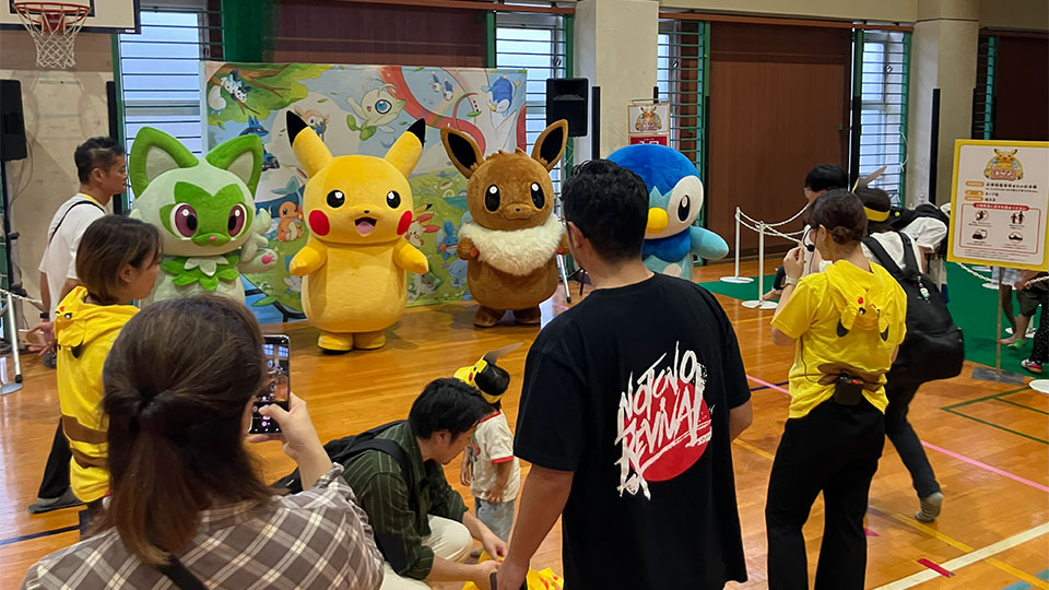 10月18日（土）「ポケモンわくわくひろば in あなみず」を開催しました