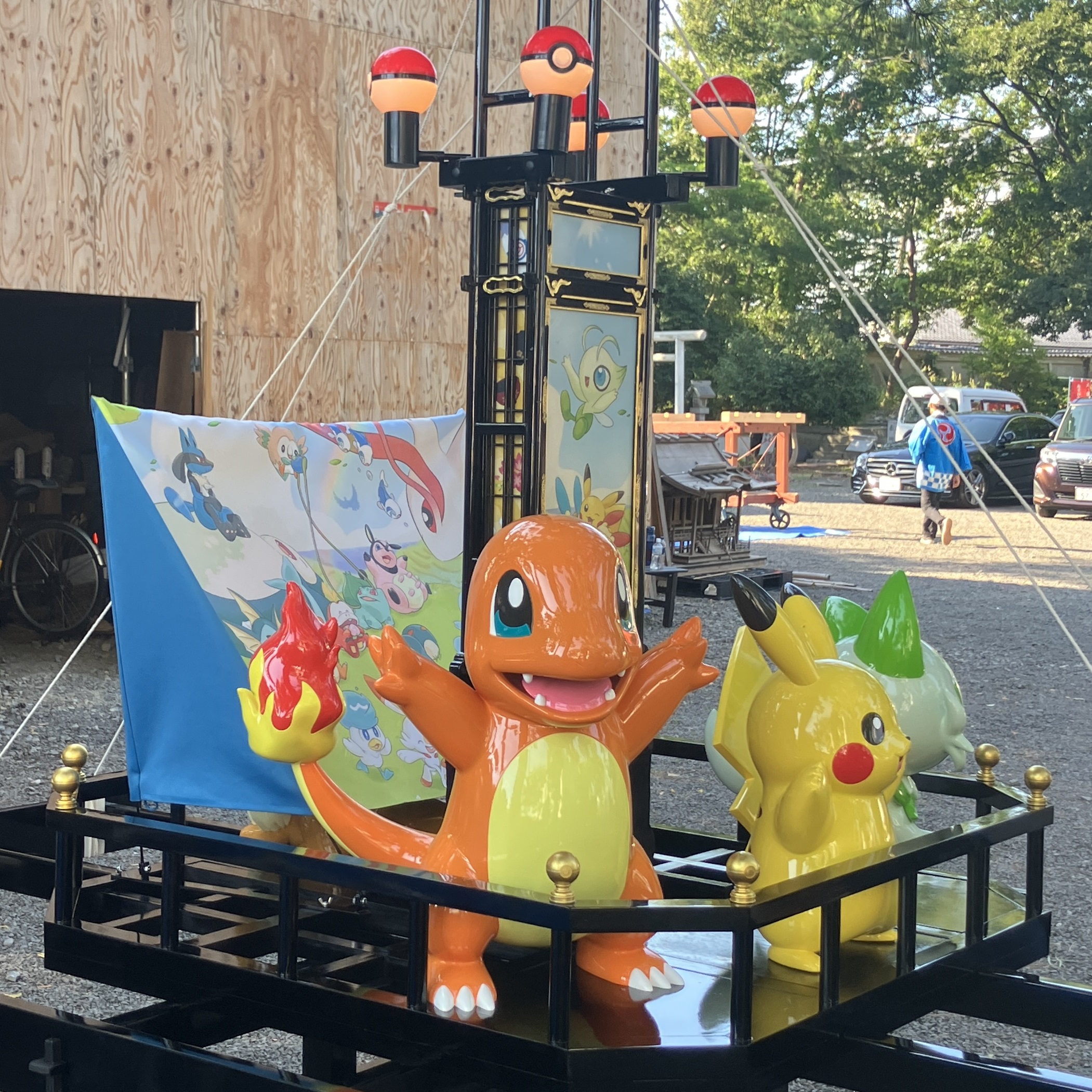 ポケモンこどもキリコ】キリコ祭り・輪島大祭にて初運行いただきました